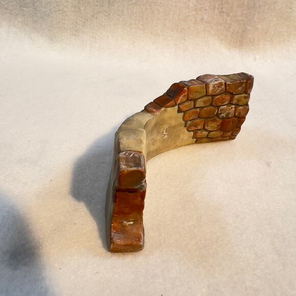 Grandeur Noel '01 Bethlehem Village Stone Wall Collector Ed. O'Well Porcelain - Picture 5 of 10